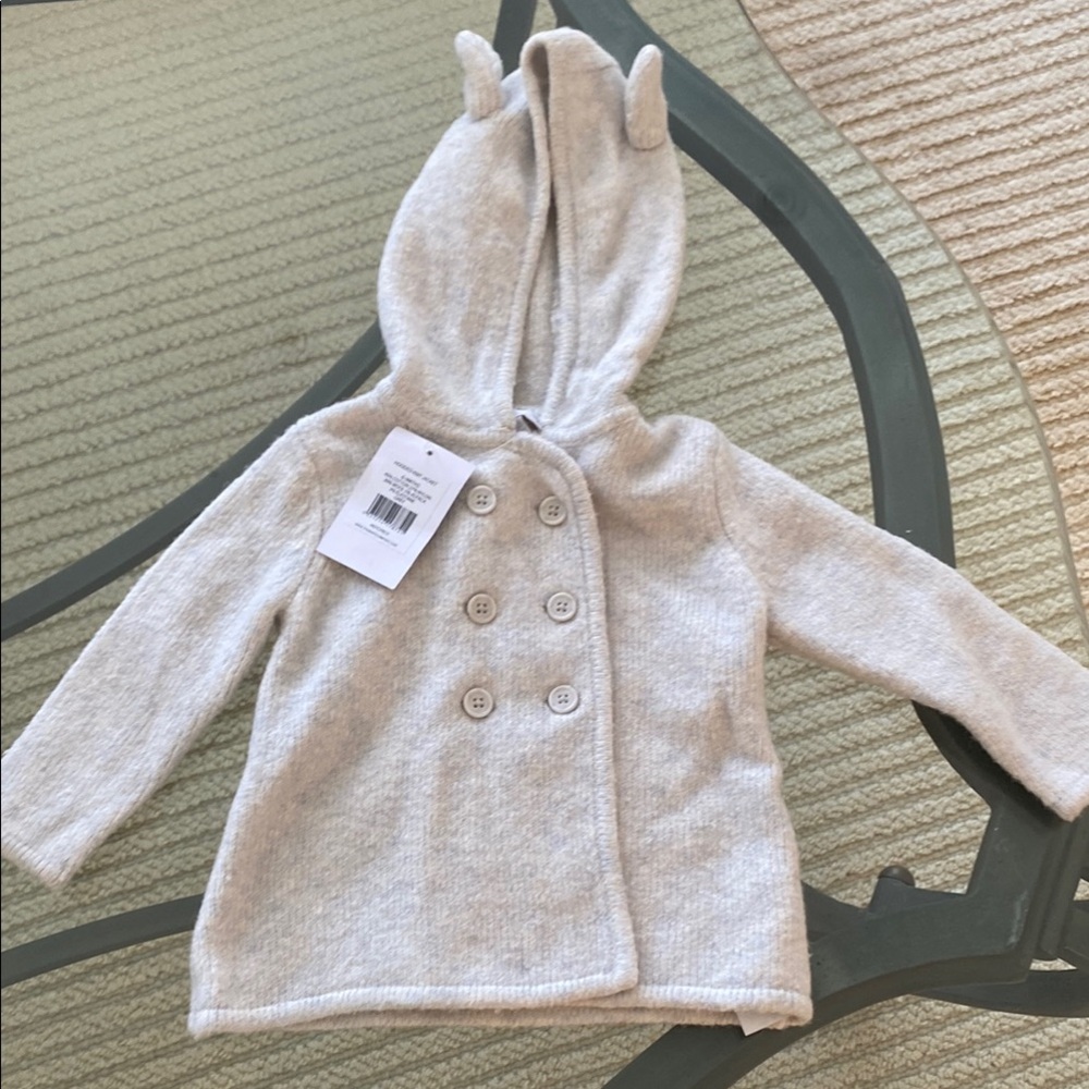 Super soft knit cotton wool alpaca 6-9 m jacket
